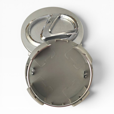 Ковпачки (заглушки) у диски срібні Lexus 62\55,6мм, 42603-30590